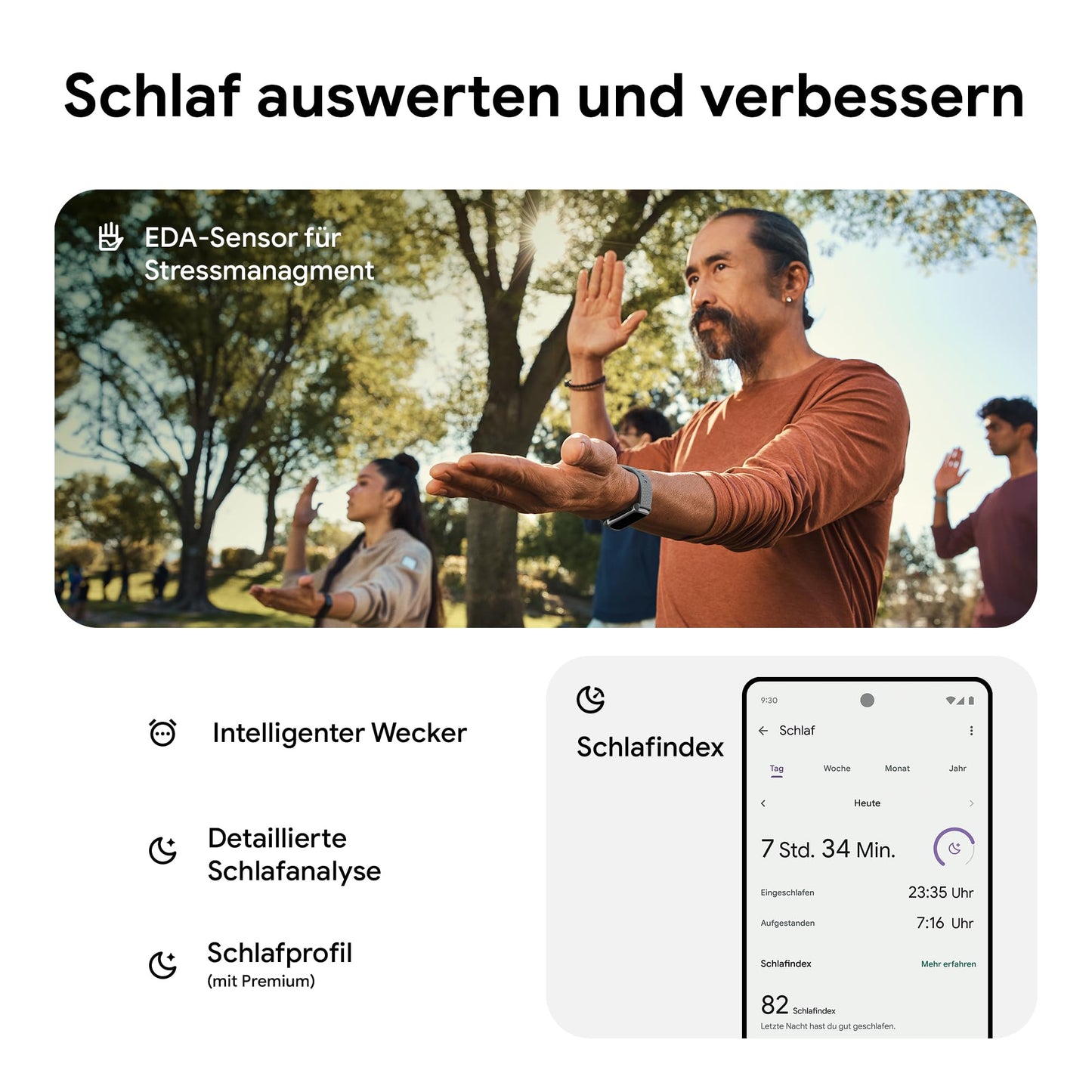 Fitbit Charge 6 – Aktivitätstracker, 6 Monate Premium, 7 Tage Akku, Schwarz