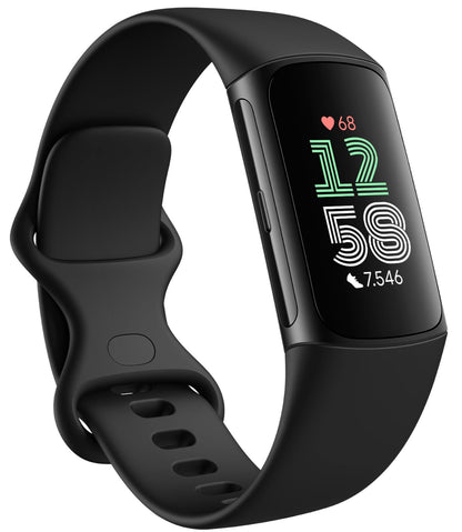 Fitbit Charge 6 – Aktivitätstracker, 6 Monate Premium, 7 Tage Akku, Schwarz